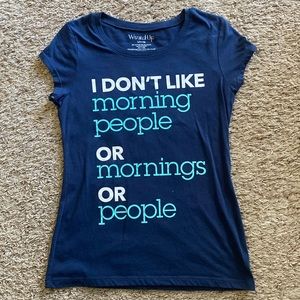 I don’t like morning people t-shirt